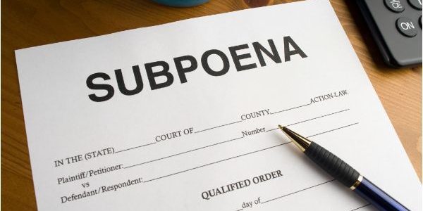 When Can You Issue a Subpoena
