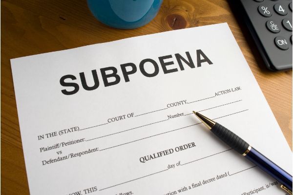 When Can You Issue a Subpoena